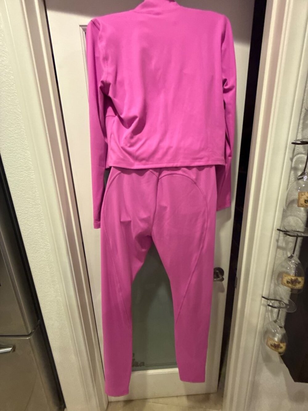 Victorias Secret Pink Womens 3-Piece Activewear Set - Jacket Sports Bra Leggings - Picture 5 of 6